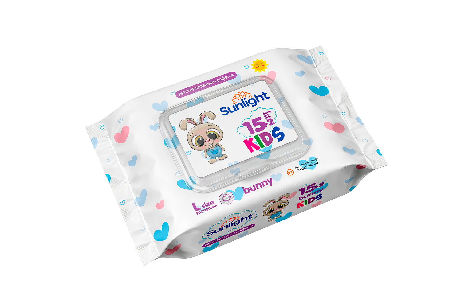 Sunlight Kids Bunny Wet Wipes